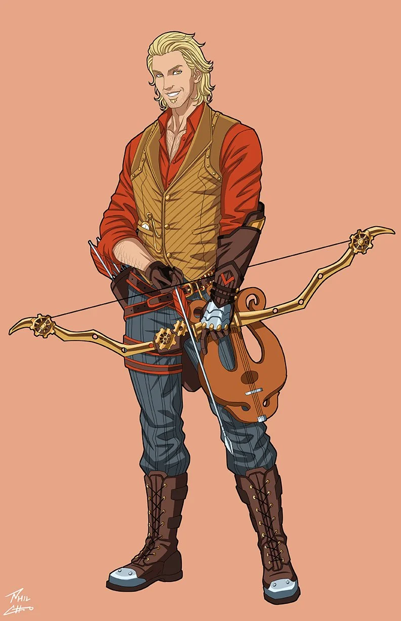 Аполлон в современности художник Phil Cho.png
