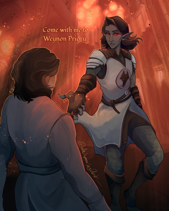 Пойдём со мной в приорат Вейнон художник Whispering Dusk.jpg