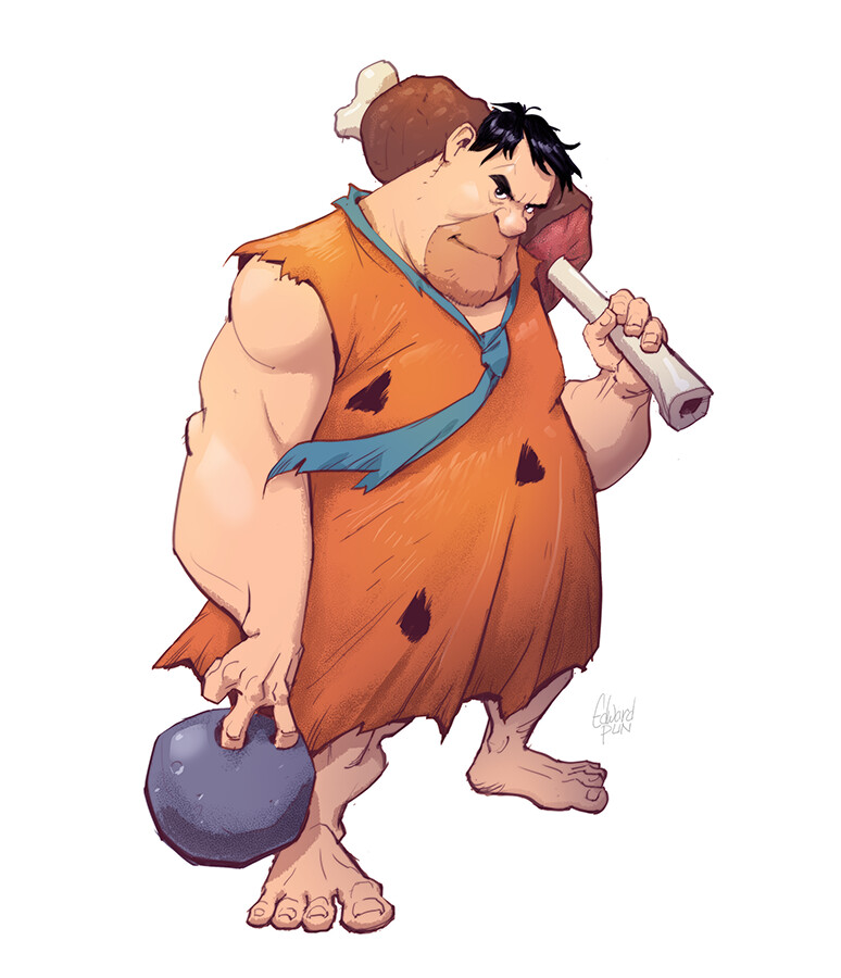 Фред Флинтстоун от Edward Pun.jpg