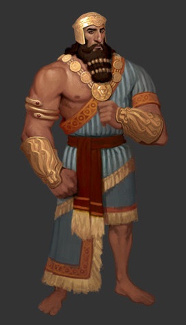 Файл:Civilization VI Гильгамеш от Sang Han.jpg