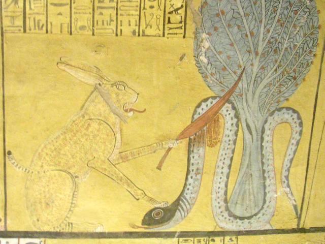 Файл:Ra slays Apep (tomb scene in Deir el-Medina).jpg