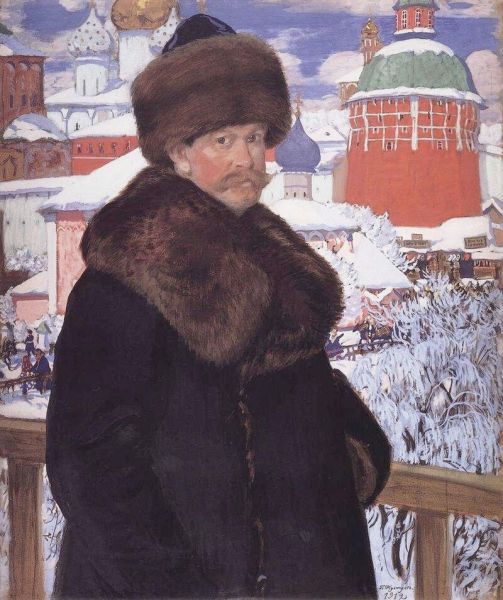 Файл:Борис Михайлович Кустодиев - Автопортрет.jpg