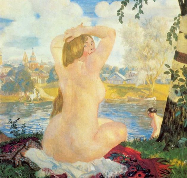 Файл:Борис Михайлович Кустодиев - Купанье. 1921.jpg