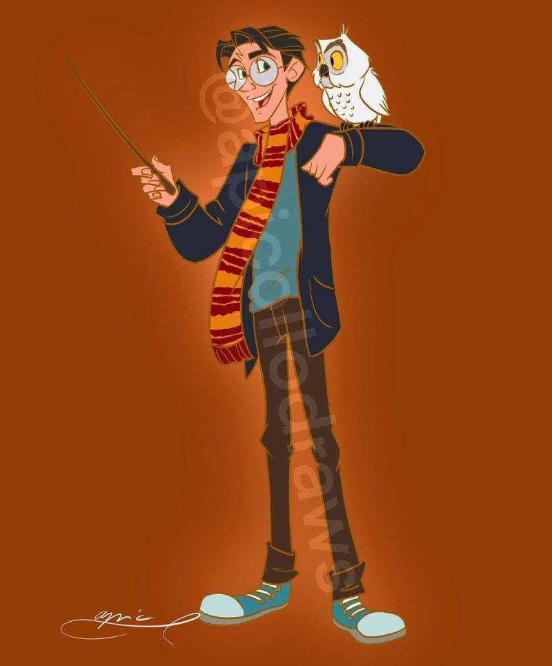 Гарри Поттер в стиле Диснея художник Apicollodraws.jpg
