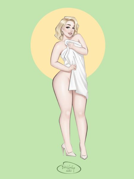 Файл:Девушка с полотенцем от Hollygirlzart.jpg