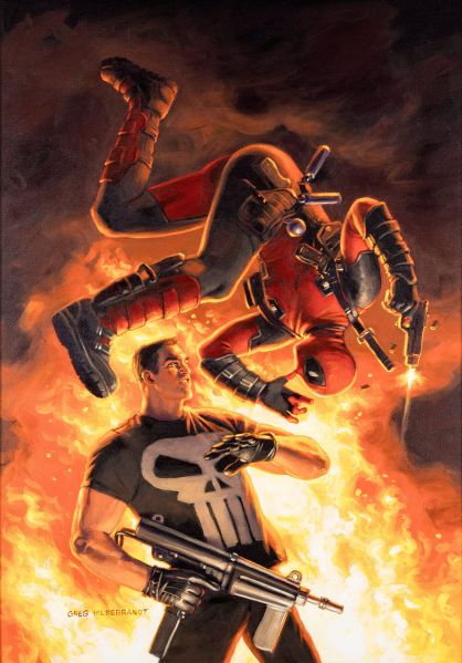 Файл:Дедпул и Каратель от Greg Hildebrandt.jpg