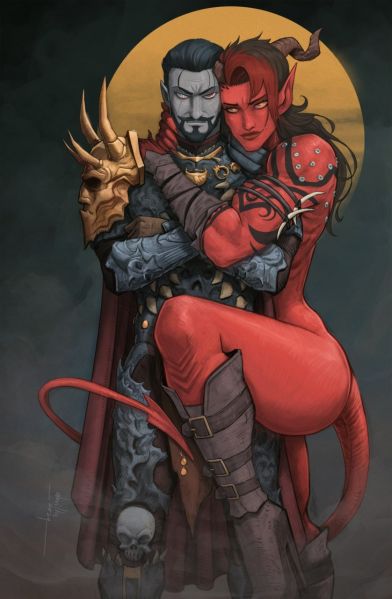 Файл:Карлах и некий дроу от DevilHS.jpg