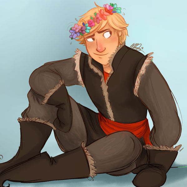 Файл:Кристофф из Холодного сердца в венке.png