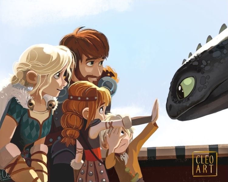 Файл:Новое знакомство с Беззубиком художник Cleo Art.jpg