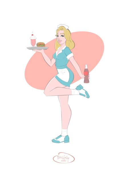 Файл:Официантка от Hollygirlzart.jpg