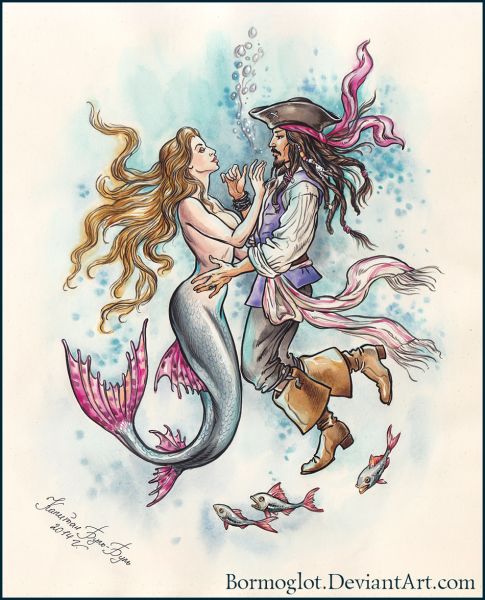 Файл:Пират и русалка 2 художник Bormoglot.jpg