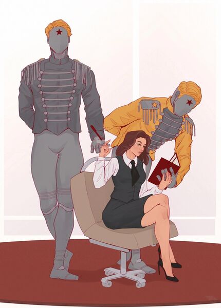 Файл:Сеченова и близнецы от ansdraws.jpg
