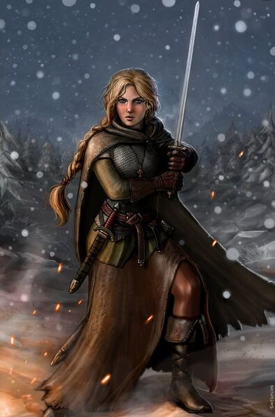 Файл:Скандинавская воительница от SirTiefling.jpg