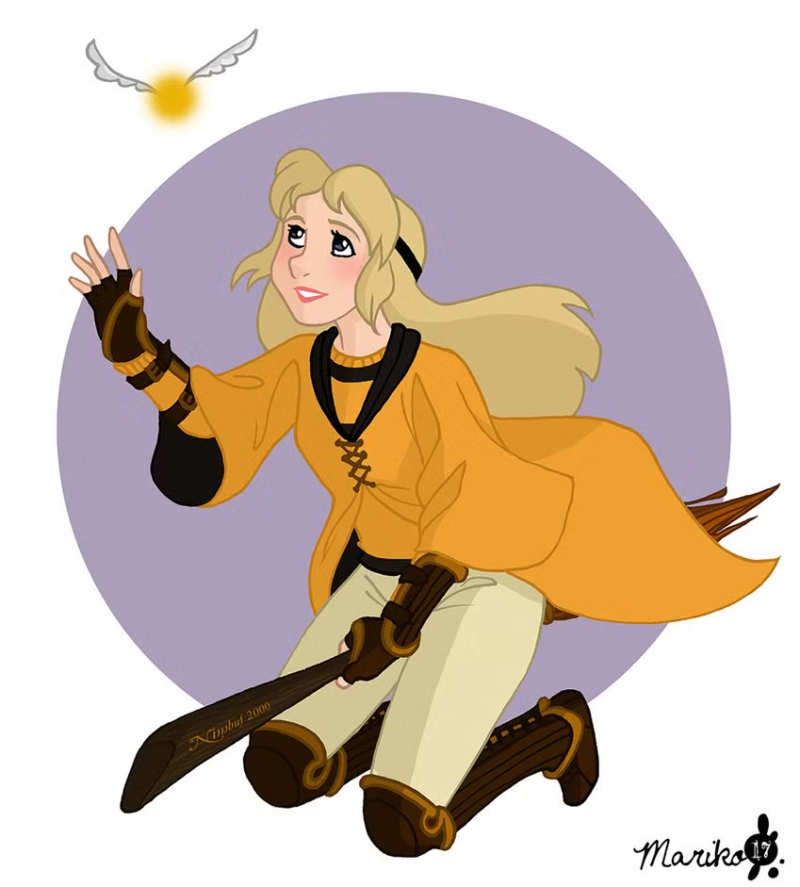 Эйлонви в Хогвартсе художник Mariko17.png