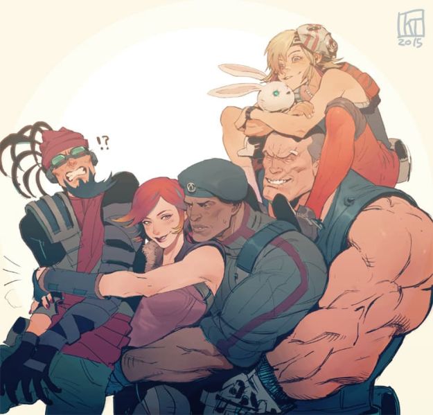 Файл:Borderlands - герои первой части от kanatariaaaa.jpg