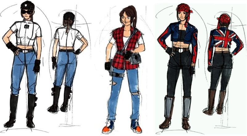Файл:Claire RE2 early concept.jpg