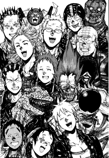 Файл:Dorohedoro characters.png