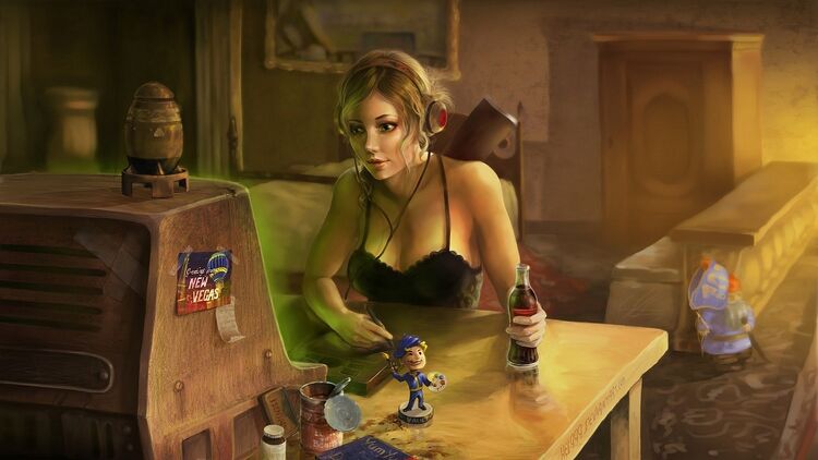 Fallout - Девушка за компьютером.jpg