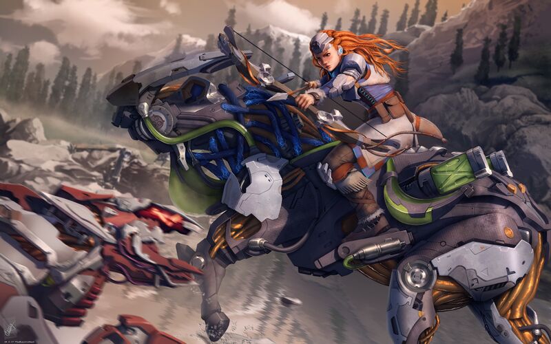 Файл:Horizon Zero Dawn от Georgy Stacker.jpg