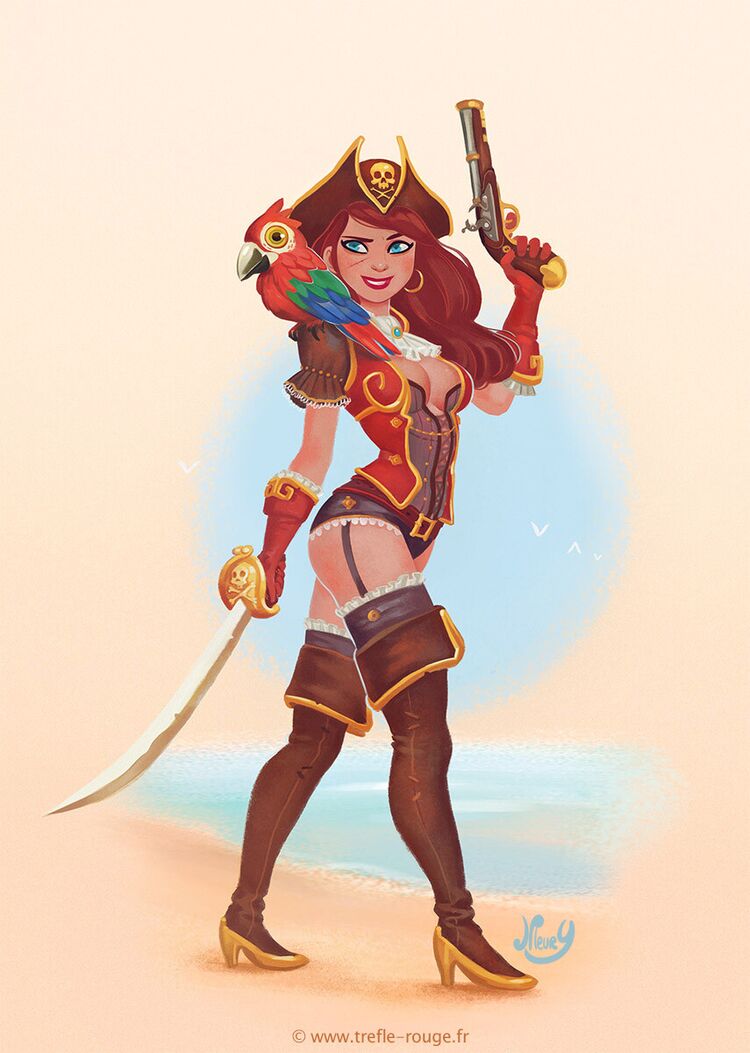 Pirate girl от Jeremie Fleury.jpg