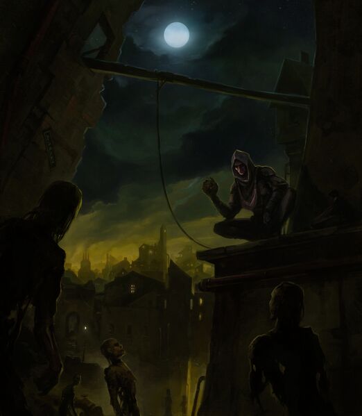 Файл:Thief - Гарретт в заброшенном районе.jpg